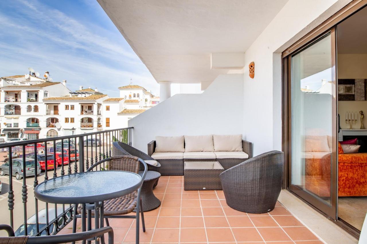 2261-Superb Apt On The Beach, On Duquesa Harbour Manilva Eksteriør bilde